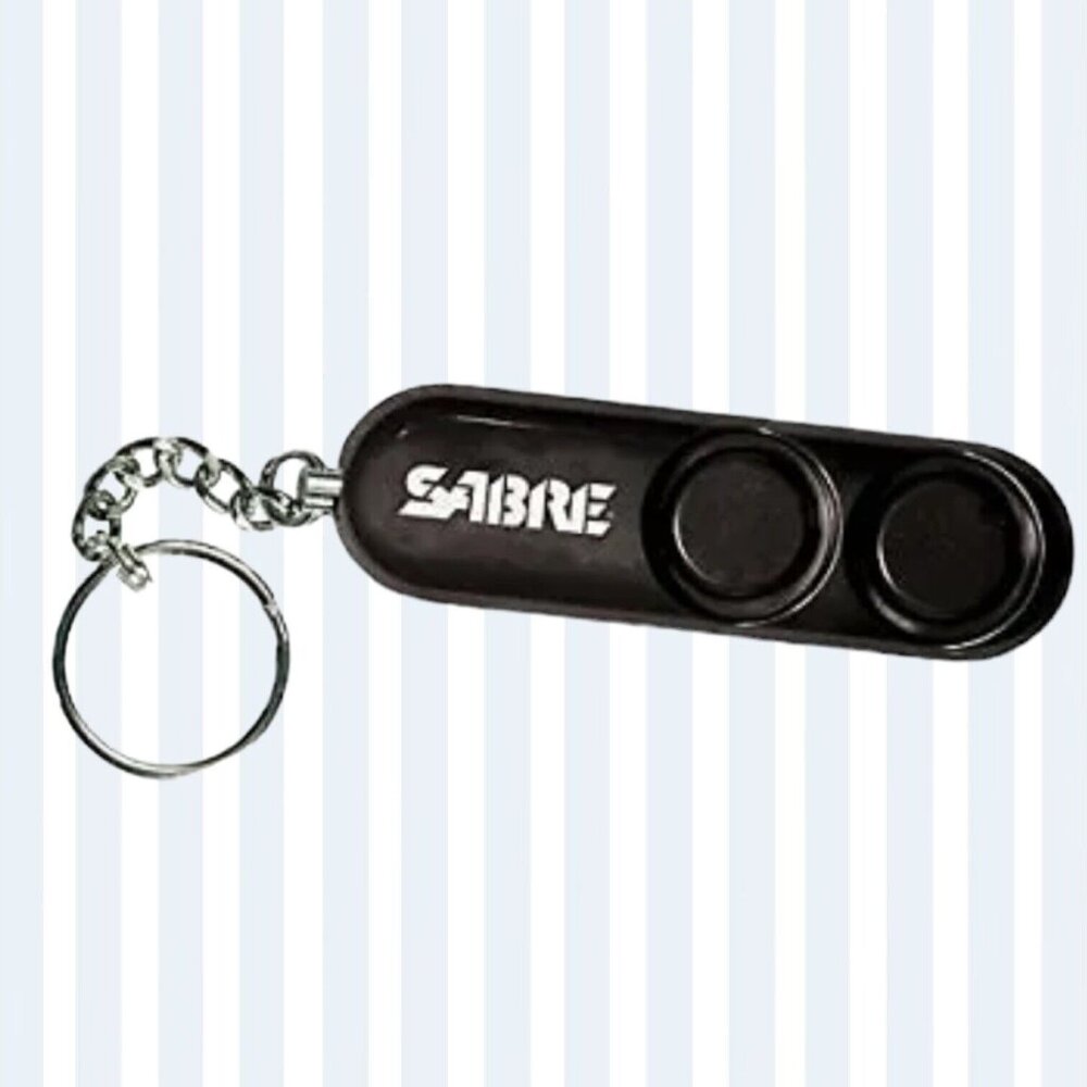 *NEW* SABRE PA-01 Personal Self-Defense Safety Dual Siren Alarm on Key Ring
